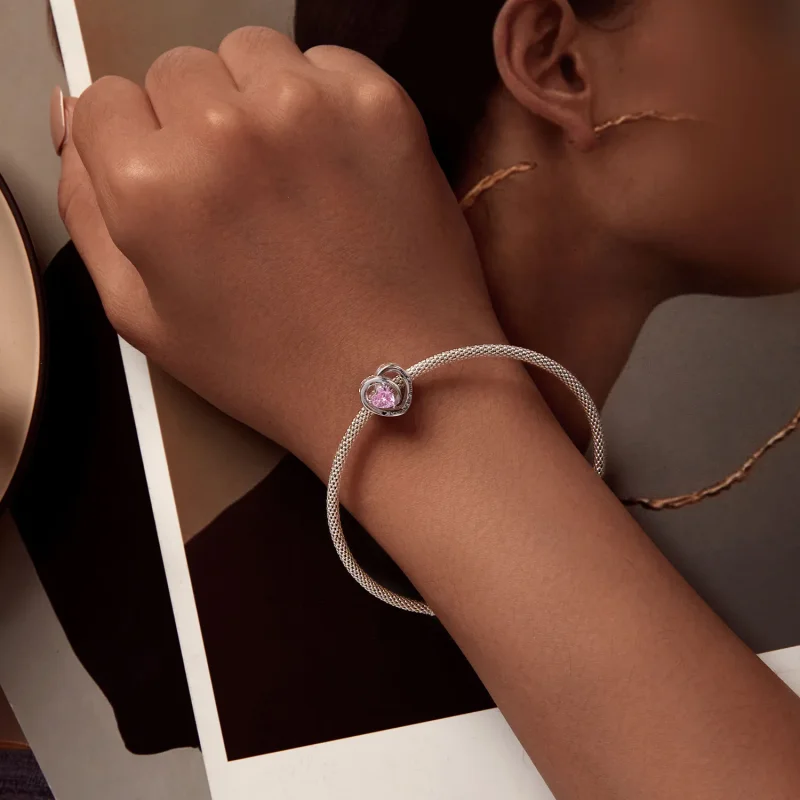 (kép) Pandora stílusú Hálás Charm - BSC921 - Megtekintés 6