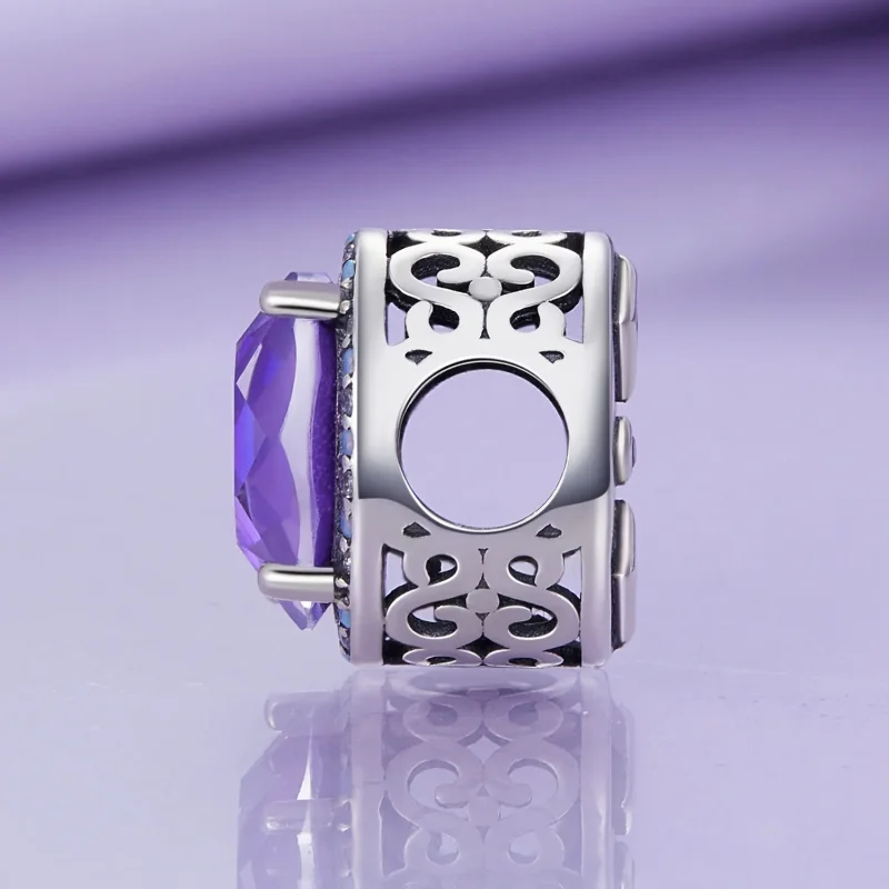 (kép) Pandora stílusú Holdfény Gyöngy Charm - BSC891 - Megtekintés 3