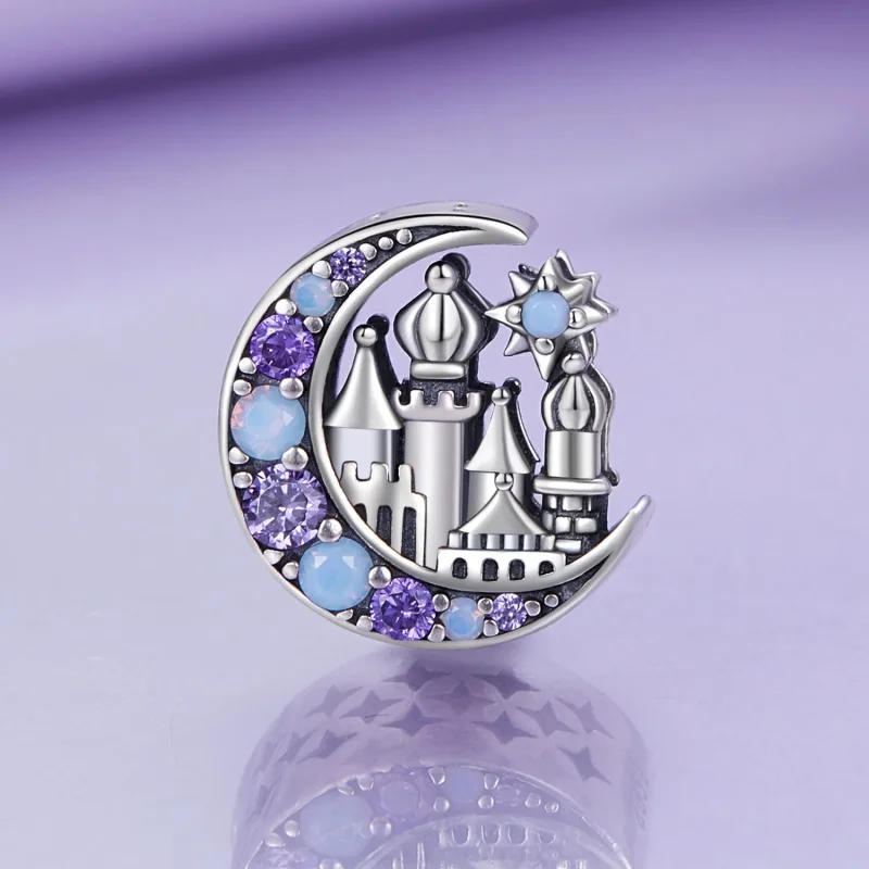 (kép) Pandora stílusú Holdfény Vár medál - BSC892 - Megtekintés 2