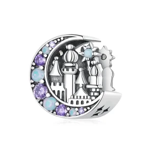 Pandora stílusú Holdfény Vár medál - BSC892 (kép) Pandora stílusú Holdfény Vár medál - BSC892