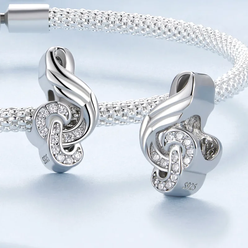 (kép) Pandora stílusú Jegyzet Charm - BSC811 - Megtekintés 4
