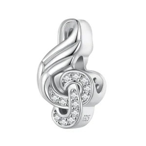 (kép) Pandora stílusú Jegyzet Charm - BSC811
