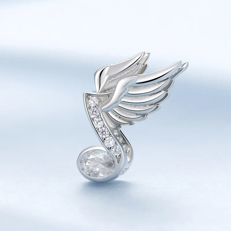 (kép) Pandora stílusú Jegyzet Charm - BSC812 - Megtekintés 2