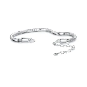 Pandora stílusú Kígyócsont Láncos Karkötő - BSB150 (kép) Pandora stílusú Kígyócsont Láncos Karkötő - BSB150