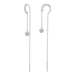 Pandora stílusú kifinomult függő fülbevalók - BSE830 (kép) Pandora stílusú kifinomult függő fülbevalók - BSE830