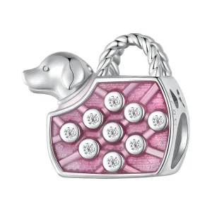 (kép) Pandora stílusú kisállat kutya charm - SCC2473