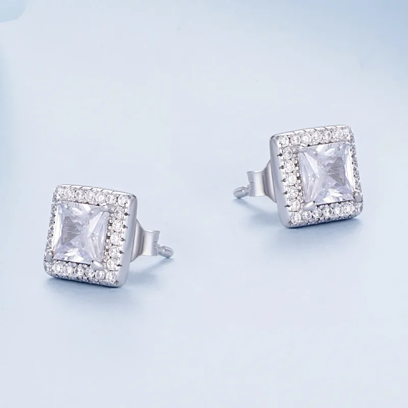 (kép) Pandora stílusú könnyű luxus fülbevaló - BSE895 - Megtekintés 3