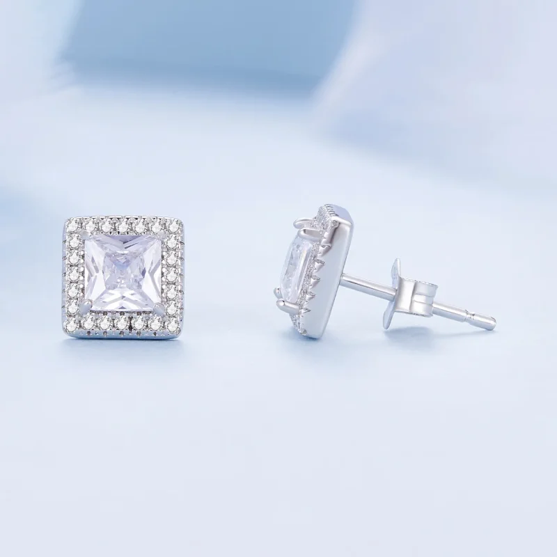 (kép) Pandora stílusú könnyű luxus fülbevaló - BSE895 - Megtekintés 4