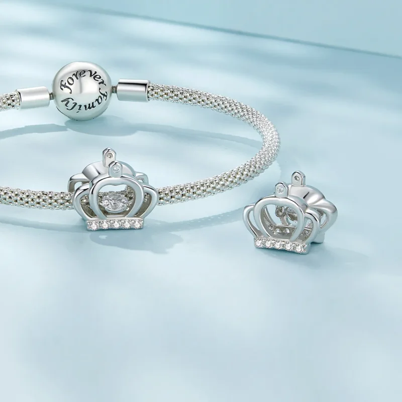 (kép) Pandora stílusú korona charm - SCC2589 - Megtekintés 4