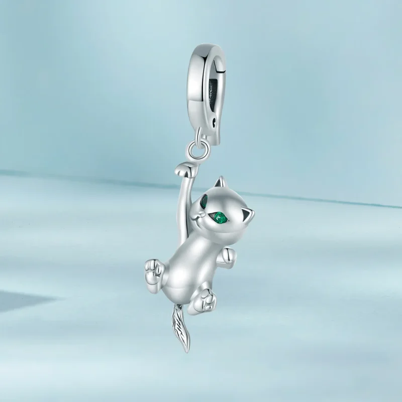 (kép) Pandora stílusú macska dangle - SCC2572 - Megtekintés 2