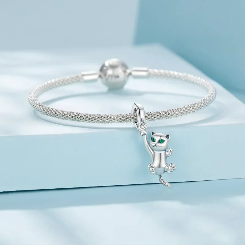 (kép) Pandora stílusú macska dangle - SCC2572 - Megtekintés 4