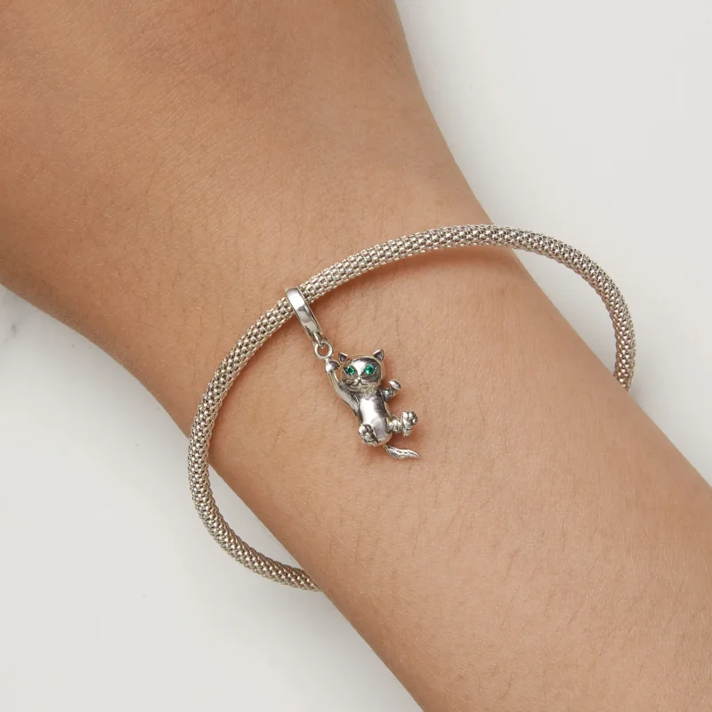 (kép) Pandora stílusú macska dangle - SCC2572 - Megtekintés 8