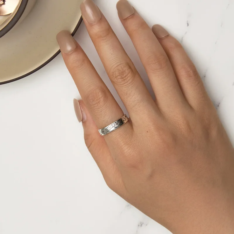 (kép) Pandora stílusú macska doodle gyűrű - SCR951-E - Megtekintés 5