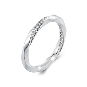 Pandora stílusú Möbius gyűrű - BSR457 (kép) Pandora stílusú Möbius gyűrű - BSR457