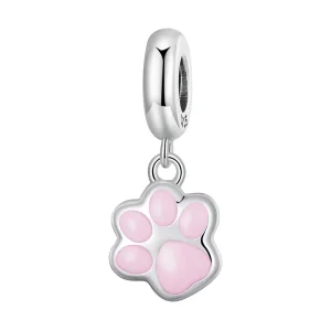 (kép) Pandora stílusú Mini Fehér Macska Karma - SCC2476-A