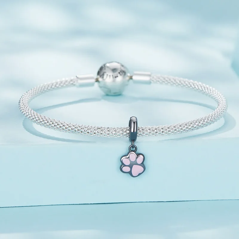 (kép) Pandora stílusú Mini Fekete Macska Karma Függő - SCC2476-D - Megtekintés 3