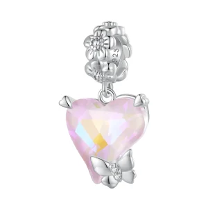 Pandora stílusú Mocha pillangó függő - BSC809 (kép) Pandora stílusú Mocha pillangó függő - BSC809