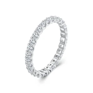 Pandora stílusú Moissanite gyűrű - MSR034 (kép) Pandora stílusú Moissanite gyűrű - MSR034