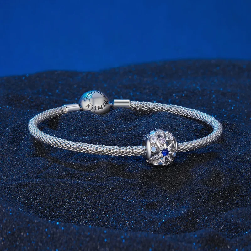 (kép) Pandora stílusú Nap és Éjjel csillagok charm - SCC2554 - Megtekintés 5