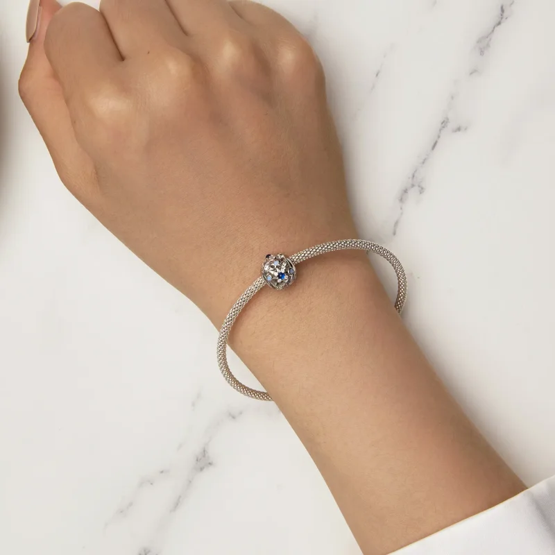 (kép) Pandora stílusú Nap és Éjjel csillagok charm - SCC2554 - Megtekintés 6