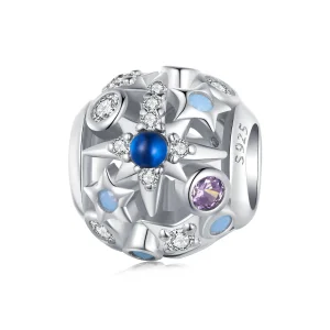 (kép) Pandora stílusú Nap és Éjjel csillagok charm - SCC2554
