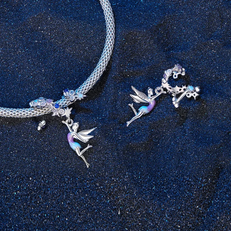 (kép) Pandora stílusú Nappali és Éjszakai Elf Charm - SCC2552 - Megtekintés 4