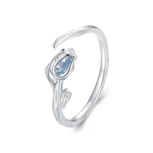 Pandora stílusú Nyitott Tulipán Gyűrű - BSR465-E (kép) Pandora stílusú Nyitott Tulipán Gyűrű - BSR465-E