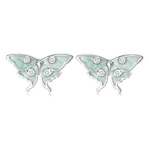 Pandora stílusú Oz varázsló Pillangó fülbevalók - BSE828 (kép) Pandora stílusú Oz varázsló Pillangó fülbevalók - BSE828