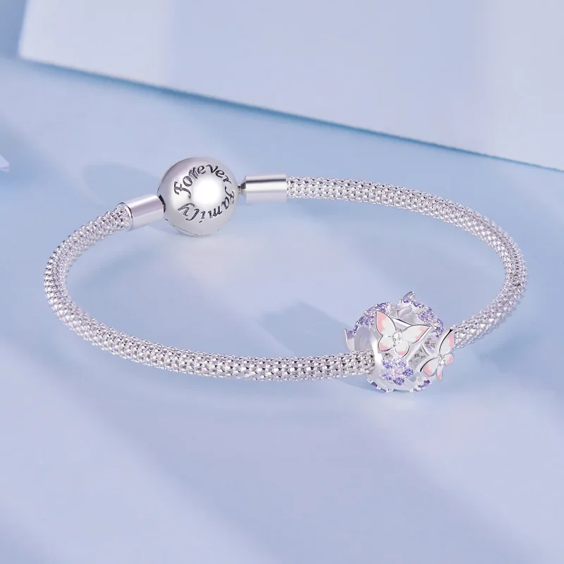 (kép) Pandora stílusú Pillangó Cirkónia Charm - SCC2463 - Megtekintés 5
