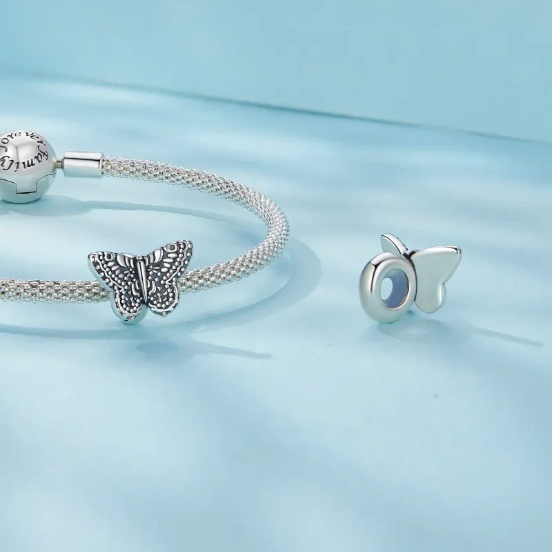 (kép) Pandora stílusú Pillangó Szilikon Charm - SCC2551 - Megtekintés 4