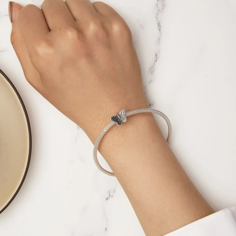 (kép) Pandora stílusú Pillangó Szilikon Charm - SCC2551 - Megtekintés 7