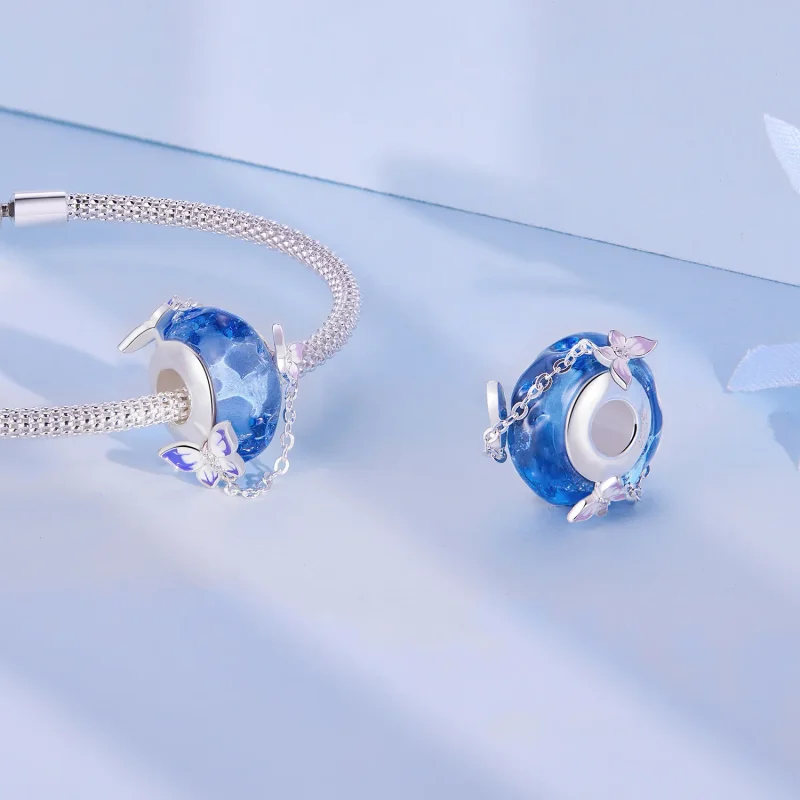 (kép) Pandora stílusú Pillangó Tassel Charm - SCC2461 - Megtekintés 4