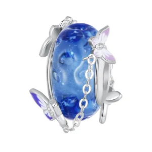 Pandora stílusú Pillangó Tassel Charm - SCC2461 (kép) Pandora stílusú Pillangó Tassel Charm - SCC2461