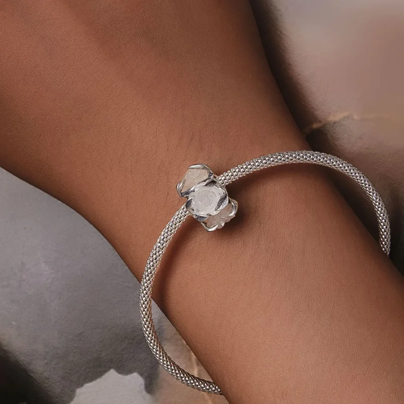 (kép) Pandora stílusú rózsa charm - SCC2602 - Megtekintés 8