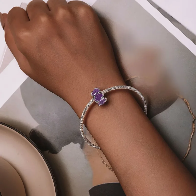 (kép) Pandora stílusú rózsa charm - SCC2602 - Megtekintés 9