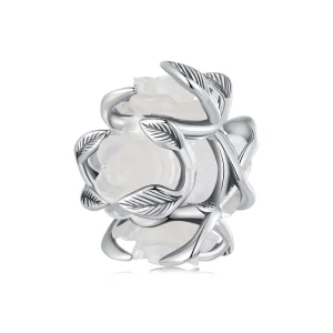 Pandora stílusú rózsa charm - SCC2602 (kép) Pandora stílusú rózsa charm - SCC2602