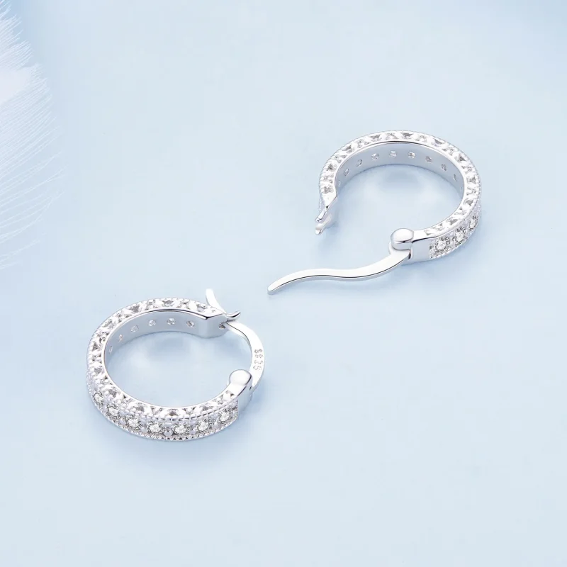 (kép) Pandora stílusú Shine fülbevalók - BSE868 - Megtekintés 4