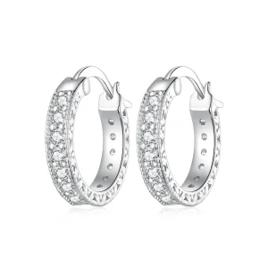 Pandora stílusú Shine fülbevalók - BSE868 (kép) Pandora stílusú Shine fülbevalók - BSE868