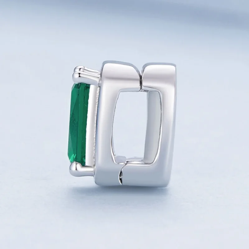 (kép) Pandora stílusú Smaragd Csipesz - BSX005 - Megtekintés 3