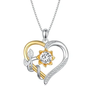 Pandora stílusú Szeretet Moissanite Nyaklánc (Egy Tanúsítvány) - MSN012 (kép) Pandora stílusú Szeretet Moissanite Nyaklánc (Egy Tanúsítvány) - MSN012