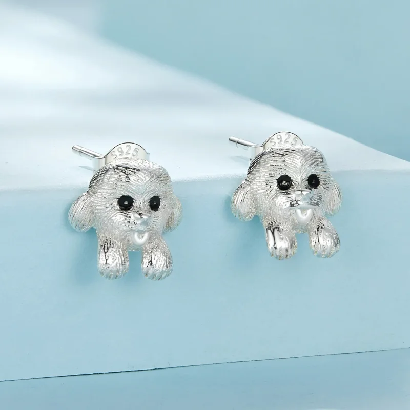 (kép) Pandora stílusú Teddy fülbevaló tűk - SCE1631 - Megtekintés 2