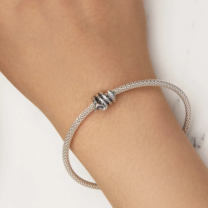 (kép) Pandora stílusú tekergő szellem kígyó charm - SCC2549 - Megtekintés 6