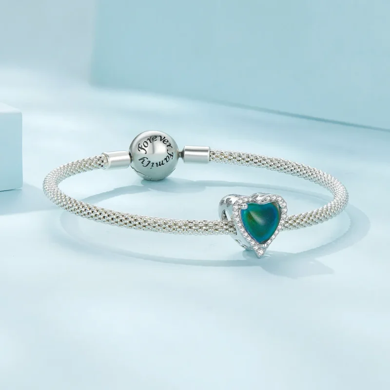 (kép) Pandora stílusú termoszenzoros hangulatkő charm - SCC2596 - Megtekintés 7