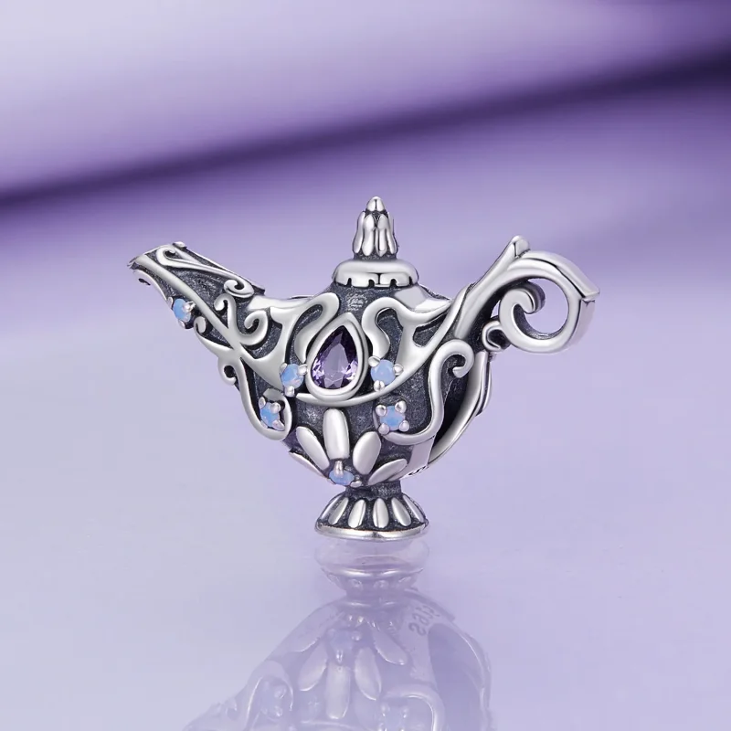 (kép) Pandora stílusú varázslatos kívánság lámpa charm - BSC893 - Megtekintés 2
