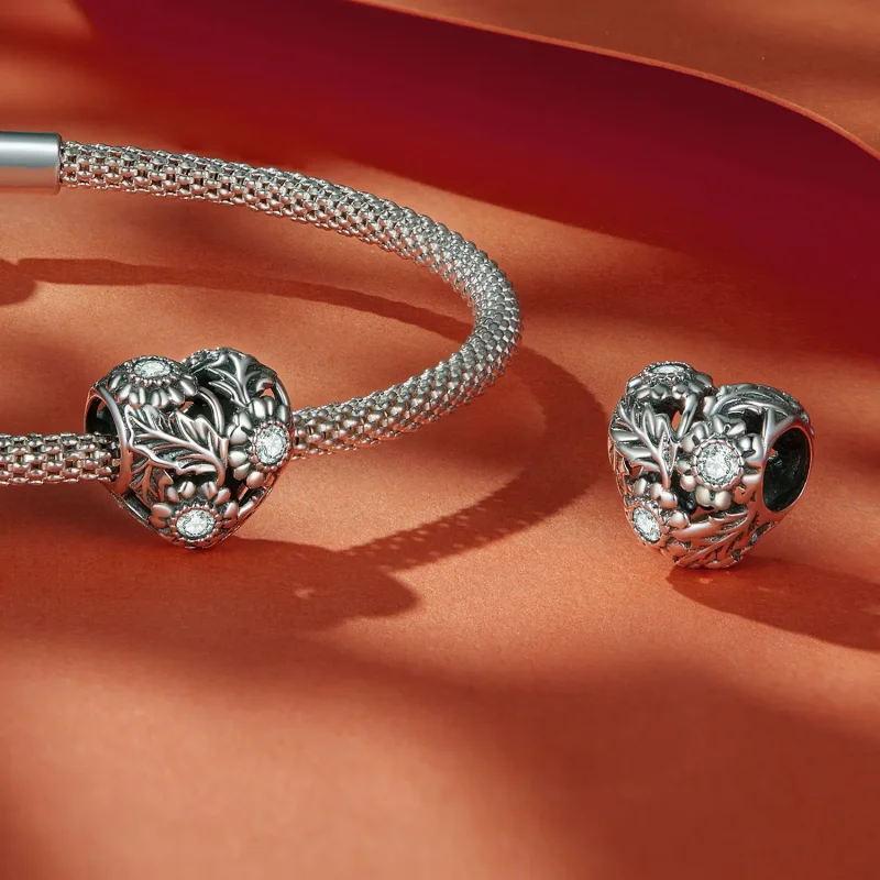 (kép) Pandora stílusú Vintage Vine Charm - SCC2610 - Megtekintés 4