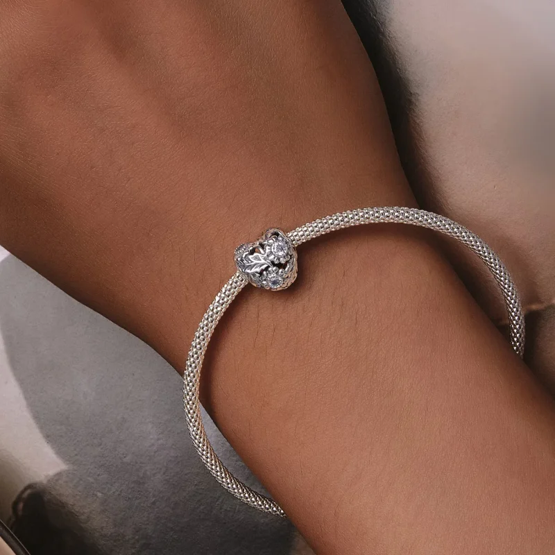 (kép) Pandora stílusú Vintage Vine Charm - SCC2610 - Megtekintés 7