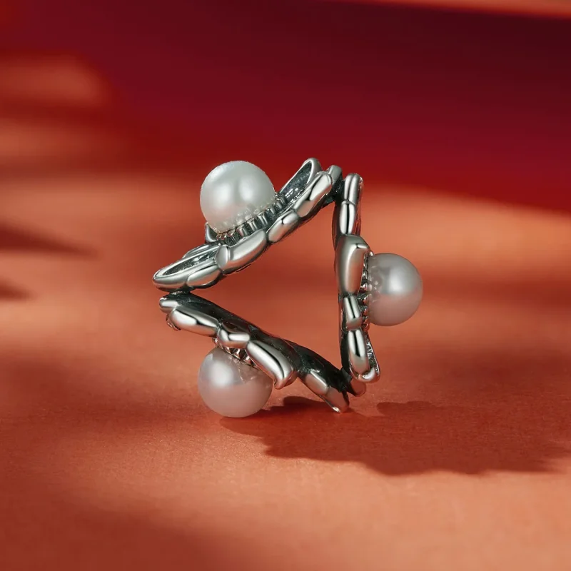 (kép) Pandora stílusú Vintage Vine Charm - SCC2611 - Megtekintés 3