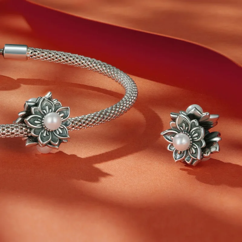 (kép) Pandora stílusú Vintage Vine Charm - SCC2611 - Megtekintés 4
