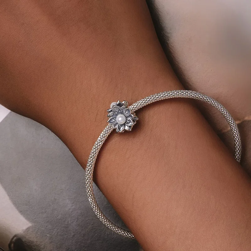 (kép) Pandora stílusú Vintage Vine Charm - SCC2611 - Megtekintés 7