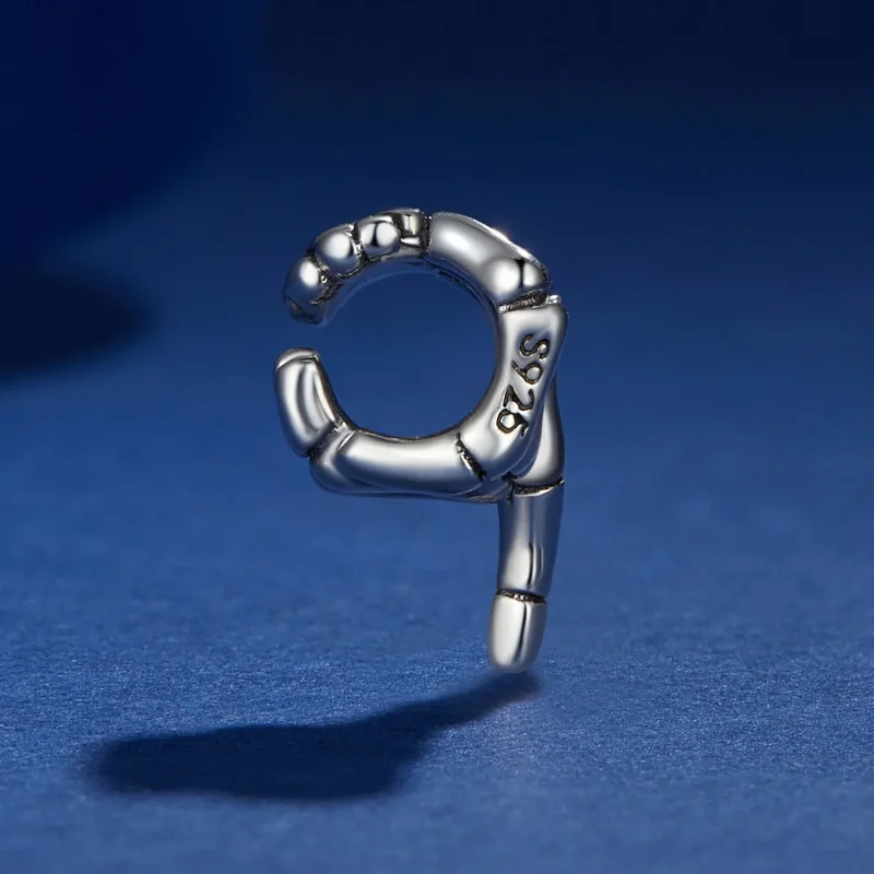 (kép) Pandora stílusú vázlat kéz charm - BSC909 - Megtekintés 3